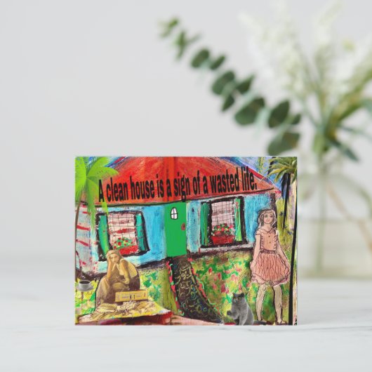 Carte postale (Debout devant)