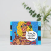 Carte postale (Debout devant)