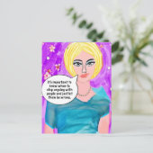 CARTE POSTALE (Debout devant)