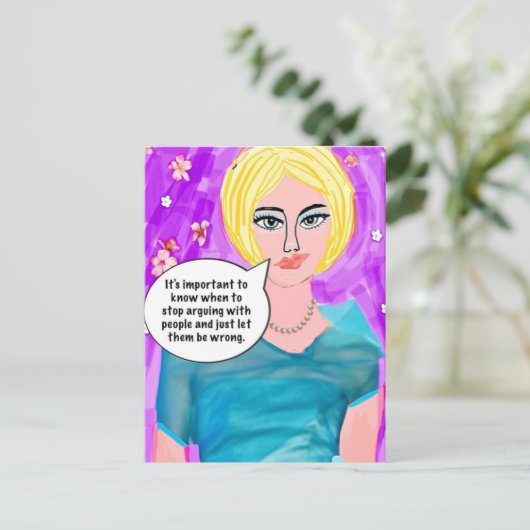 CARTE POSTALE (Debout devant)