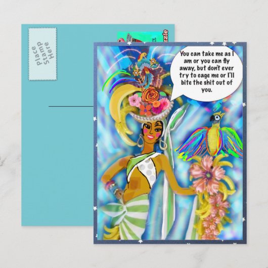 CARTE POSTALE (Devant / Derrière)