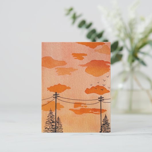 Carte postale (Debout devant)