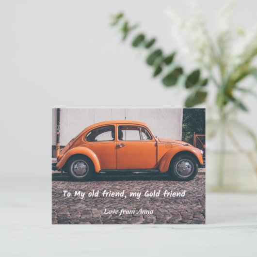 Carte postale (Debout devant)