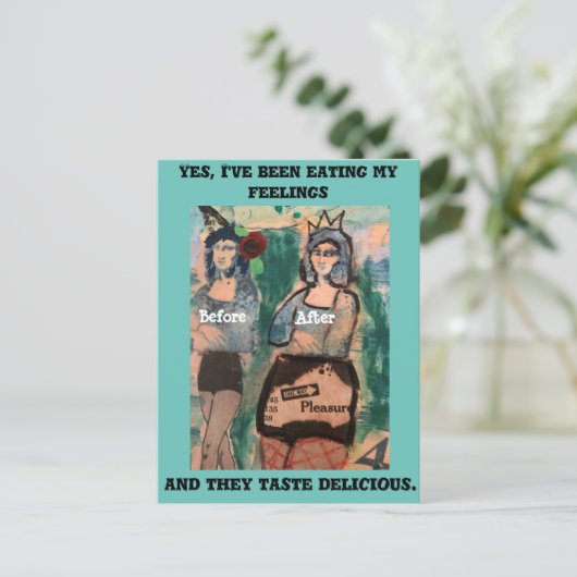 Carte postale (Debout devant)