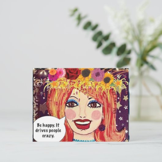 Carte postale (Debout devant)