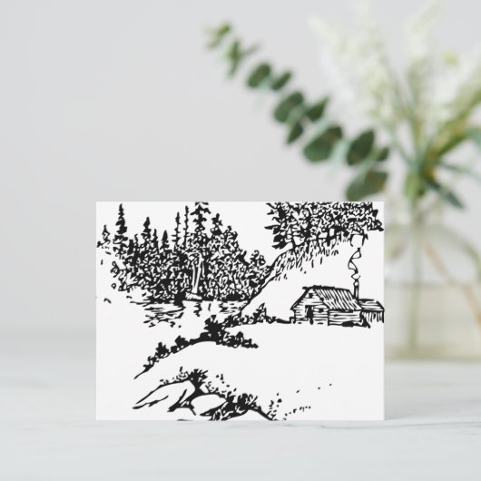 Carte postale (Debout devant)