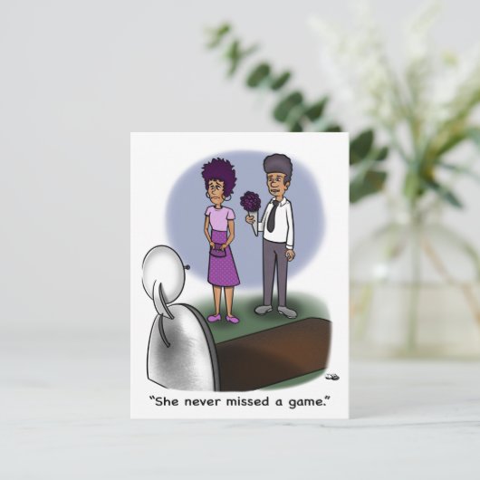 Carte postale (Debout devant)