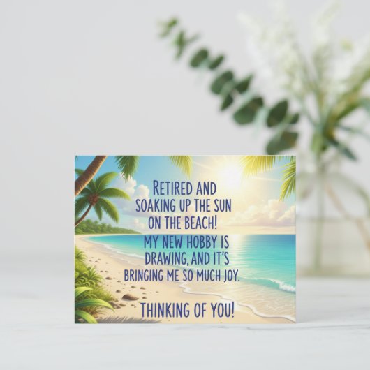 Carte postale (Debout devant)