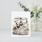 Carte postale (Debout devant)