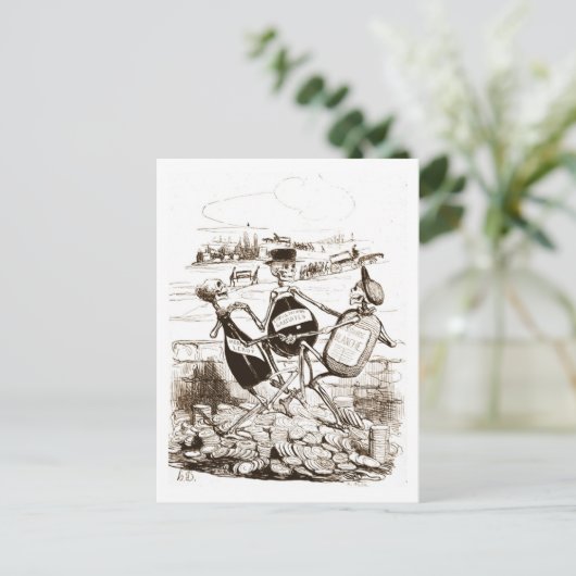 Carte postale (Debout devant)