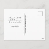 Carte postale (Dos)