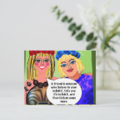 Carte postale (Debout devant)