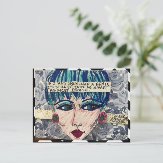 Carte postale (Debout devant)