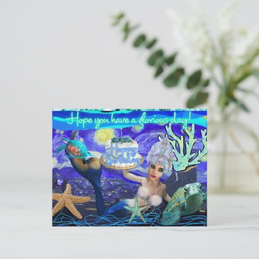 Carte postale (Debout devant)