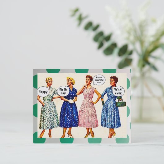 Carte postale (Debout devant)