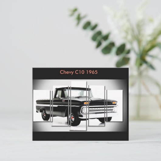 Carte postale (Debout devant)