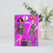 CARTE POSTALE (Debout devant)