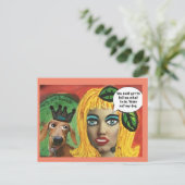 Carte postale (Debout devant)