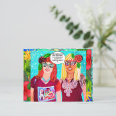 Carte postale (Debout devant)