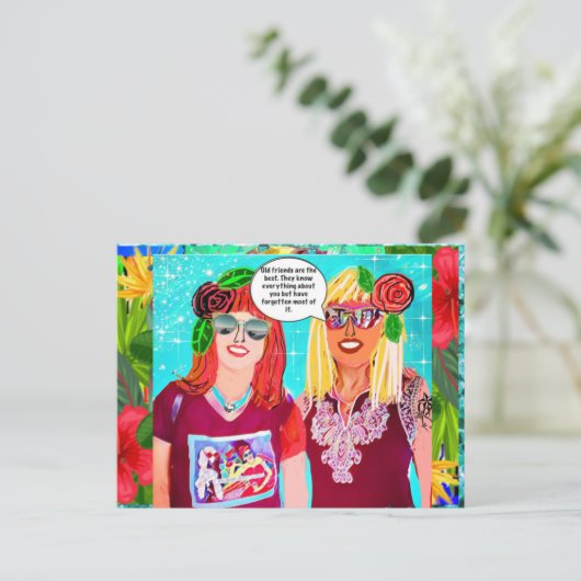 Carte postale (Debout devant)