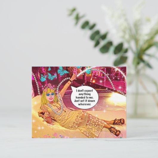 Carte postale (Debout devant)