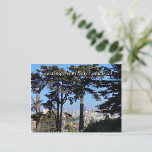 Carte postale (Debout devant)