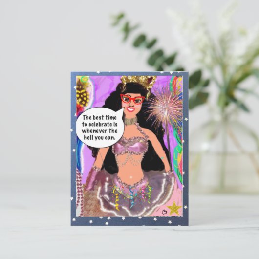 CARTE POSTALE (Debout devant)