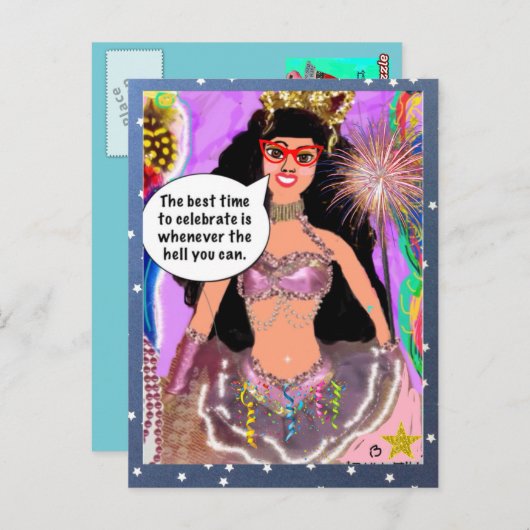 CARTE POSTALE (Devant / Derrière)