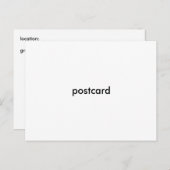 carte postale (Devant / Derrière)