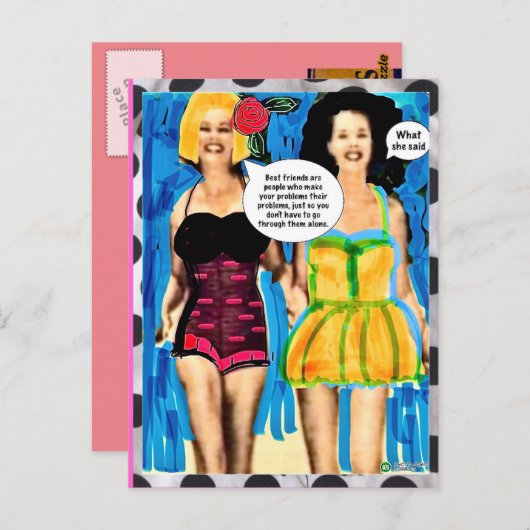 CARTE POSTALE (Devant / Derrière)