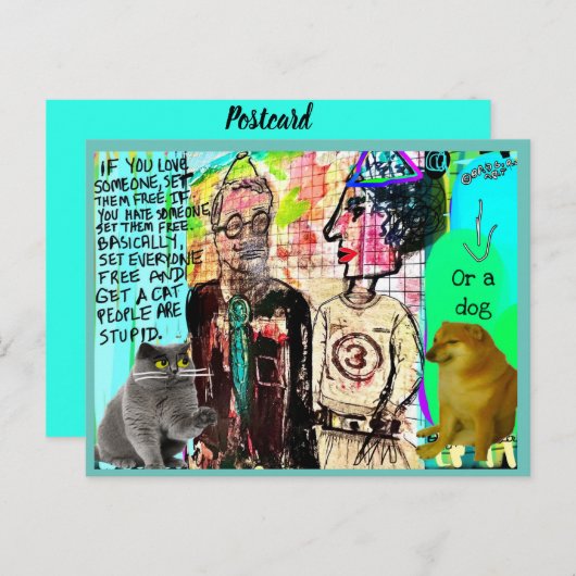 Carte postale (Devant / Derrière)