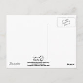 Carte postale (Dos)
