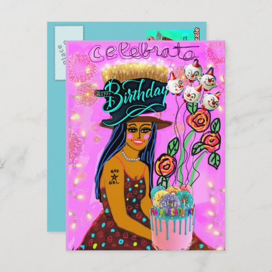 CARTE POSTALE (Devant / Derrière)