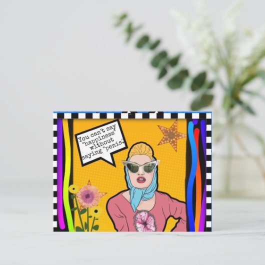 Carte postale (Debout devant)