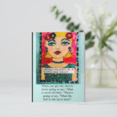 CARTE POSTALE (Debout devant)