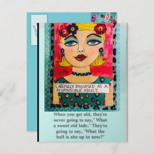 CARTE POSTALE (Devant / Derrière)