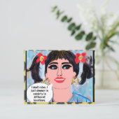 Carte postale (Debout devant)