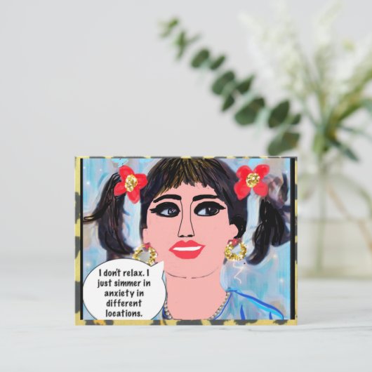 Carte postale (Debout devant)