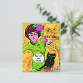 CARTE POSTALE (Debout devant)