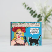 Carte postale (Debout devant)