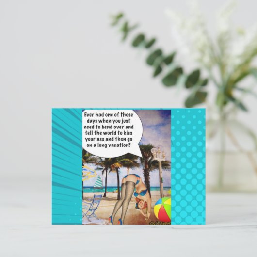 Carte postale (Debout devant)