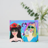 Carte postale (Debout devant)