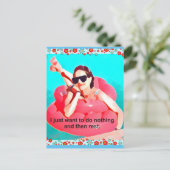 CARTE POSTALE (Debout devant)