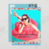 CARTE POSTALE (Devant / Derrière)