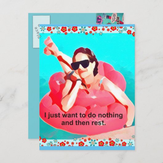 CARTE POSTALE (Devant / Derrière)