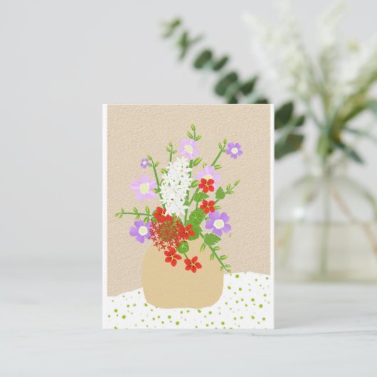 Carte postale (Debout devant)