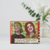 Carte postale (Debout devant)