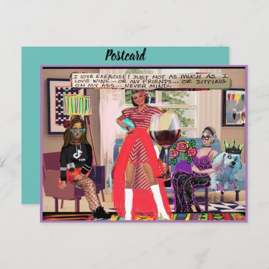 Carte postale (Devant / Derrière)