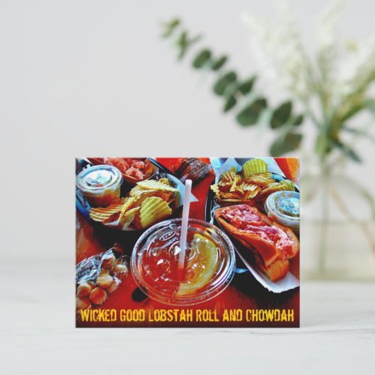 Carte postale (Debout devant)