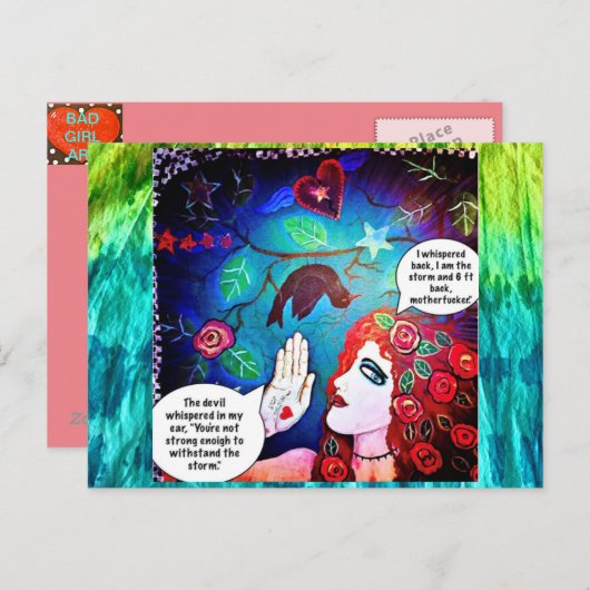 CARTE POSTALE (Devant / Derrière)